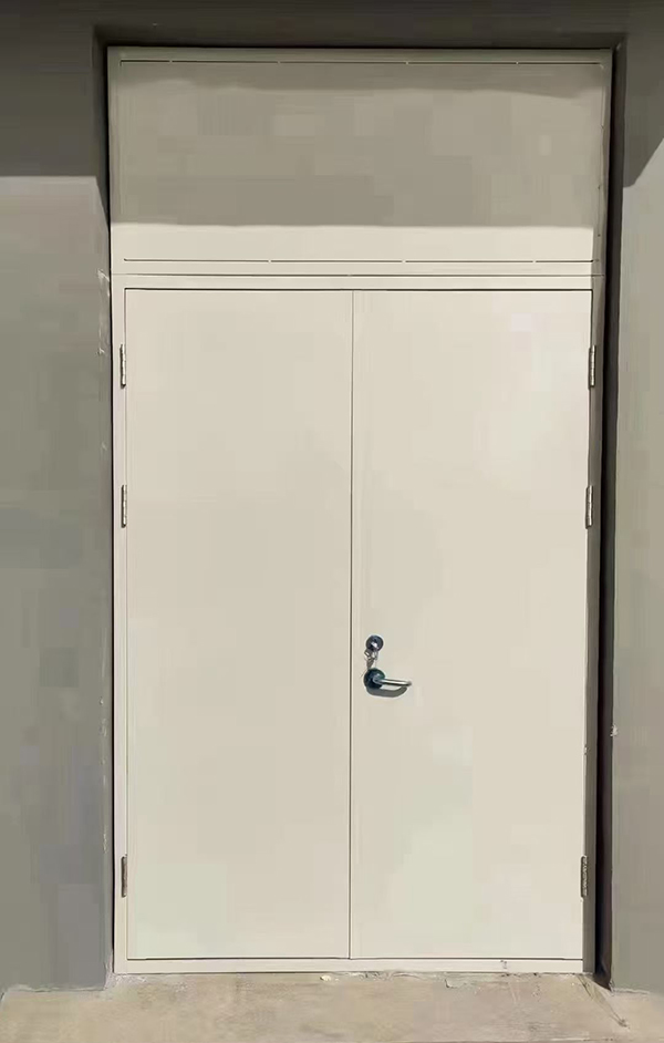 展览馆项目完成大跨度彭阳防火门安装